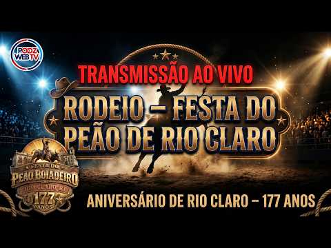 Rodeio Rio Claro RJ AO VIVO | Emoção na Arena 2026 PODZWebtv