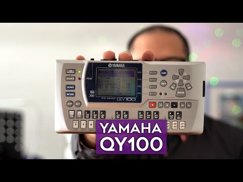 Yamaha QY 100  - the mini synthesizer workstation you were looking for?
