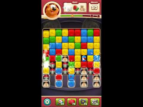 Toon Blast Level 3493 - NO BOOSTERS 🐻🐺🐱 | SKILLGAMING ✔️