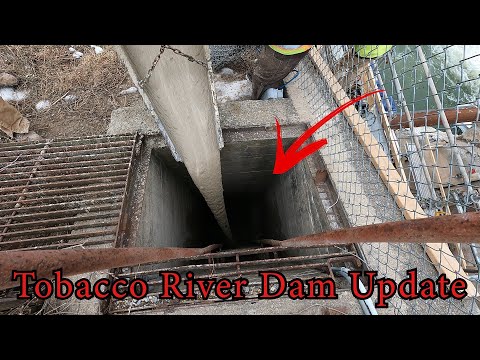 Tobacco River Dam Update - Pouring the SHAFT full of Concrete! - Dam Collapse - Wixom Flood