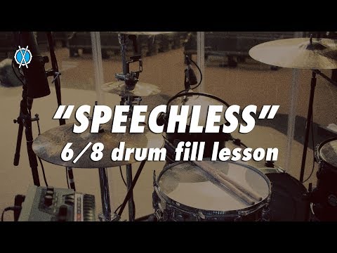Speechless 6/8 Gospel Drum Fill Lesson