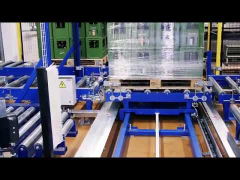 Ansorix bei Getränke Lussi AG -  automatische Ein- und Auslagerung von Paletten