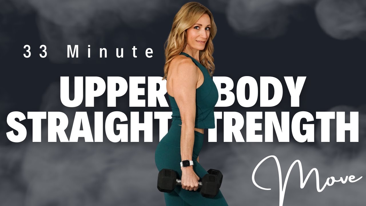 33 Minute Targeted Upper Body Straight Strength | with 5 Rep Blasts!