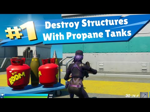 Destroy Structures With Propane Tanks Fortnite