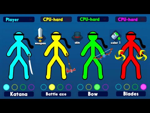 Supreme Duelist Stickman 4 Player Mode NEW UPDATE Gameplay Walkthrough 2022 ( android / ios )