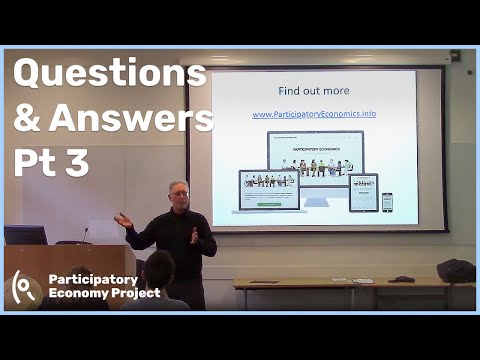 Participatory Economy Pt3 | Introduction & Goals | Robin Hahnel