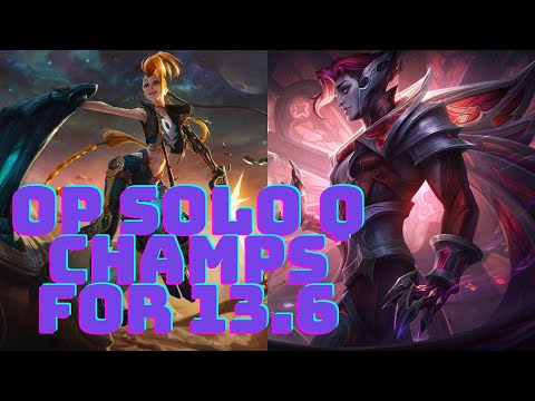 OP SOLO Q CHAMPS FOR 13.6 (LEAGUE OF LEGENDS)