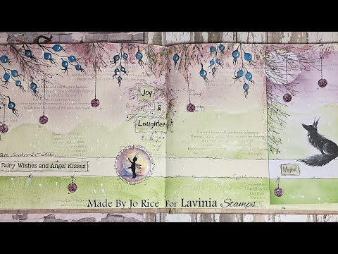 Mindful Monday, a page for Magical Rufus by Jo Rice #laviniastamps