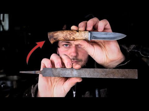 Make a knife from a file! Tutorial #upcycling