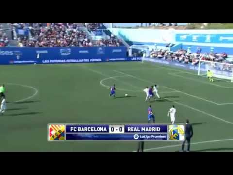 Goal first 9 seconds , Infantil Barcelona- Real madrid 2/0