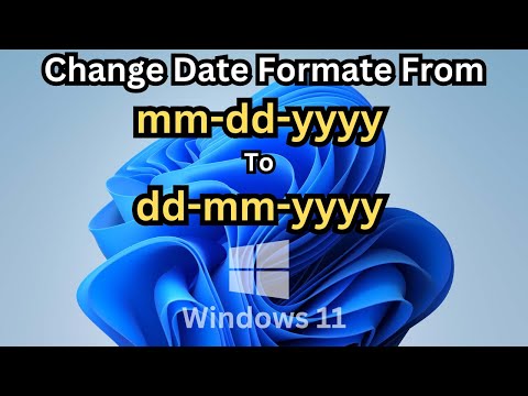 How to Change Date Format in Windows 11 | Change mm-dd-yyyy to dd-mm-yyyy format in Windows 11