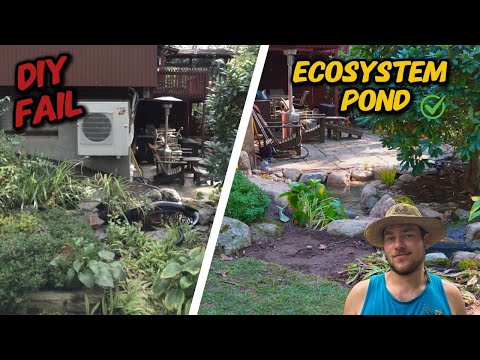 They built a pond out of PLASTIC TUBS... It went HORRIBLY wrong