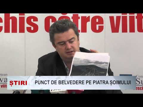 Punct de belvedere pe piatra soimului