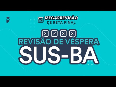 Revisão de Véspera SUS-BA - Aula para Residência Médica