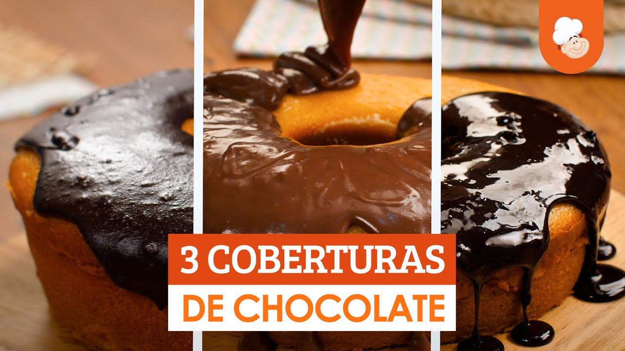 3 coberturas de chocolate — Receitas TudoGostoso