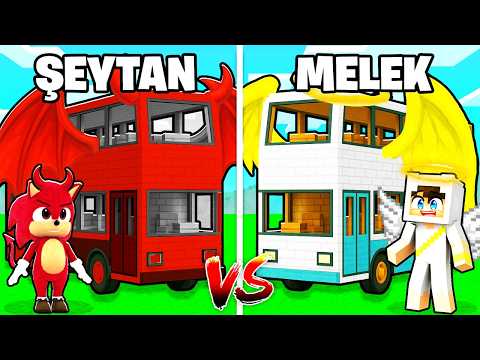 ŞEYTAN BEBEK SONİC VS MELEK ENES OTOBÜS KAPIŞMASI 😨 Minecraft