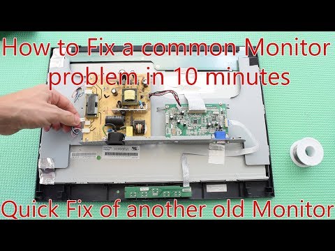 How to fix any Monitor with the most Common Problems. Fixing another ViewSonic Monitor in 10 minutes
