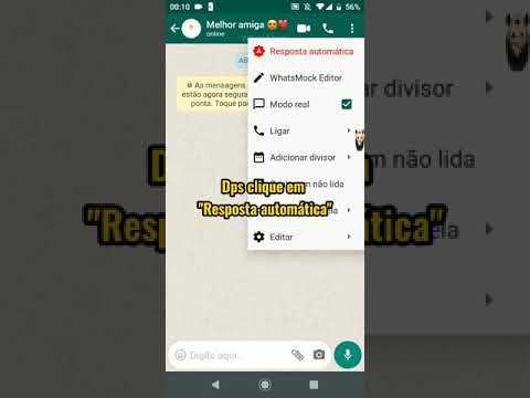 Como deixar o fake chat real.