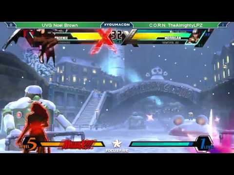 Youmacon 2013 Top 8 UMVC3 UVG Noel Brown vs CORN TheAlmightyLPZ