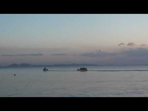 An evening at Bang Saen Beach, Thailand
