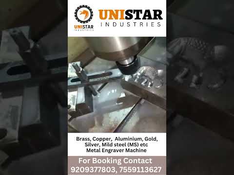 Unistar Cnc Metal Engraving Machine