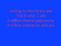 Take that a million love songs with lyrics