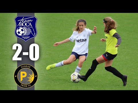 Sunrise FC Prime Z1 vs Team Boca White (SFUYSA)