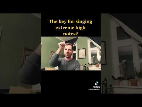 Short VocalTips: The key for extreme high notes!