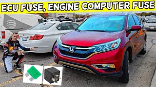 HONDA CRV CR-V ECU FUSE LOCATION, ECM FUSE, ENGINE COMPUTER FUSE 2012 2013 2014 2015 2016