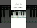 Heeriye Song On Piano Learn Step By Step With Notes Part 2 Shorts