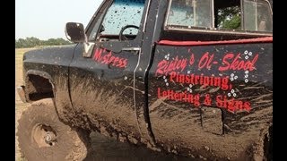preview picture of video 'Kansas Mud Boggers - Gator Bogg - 6-22-13 by: Ripley's Ol-Skool Pinstriping, Lettering & Signs'