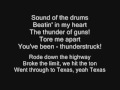 AC/DC - Thunderstruck Lyrics 