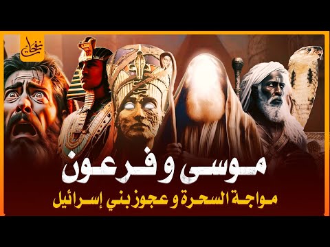 سلسلة قصص القران(10)قصة موسى عليه السلام ومواجهة السحرة وغرق فرعون وقصة عجوز بنى اسرائيل وتابوت يوسف