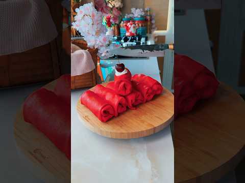 Cherry crepe 🍒 find the recipe on my instagram @abiresag #abirzkitchen