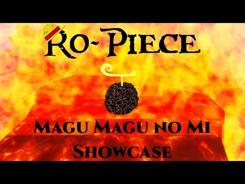 Roblox Ro Piece Magu Magu No Mi Showcase Review Magu Magu No Mi - new magu magu devil fruit gameplay magma in roblox ro piece