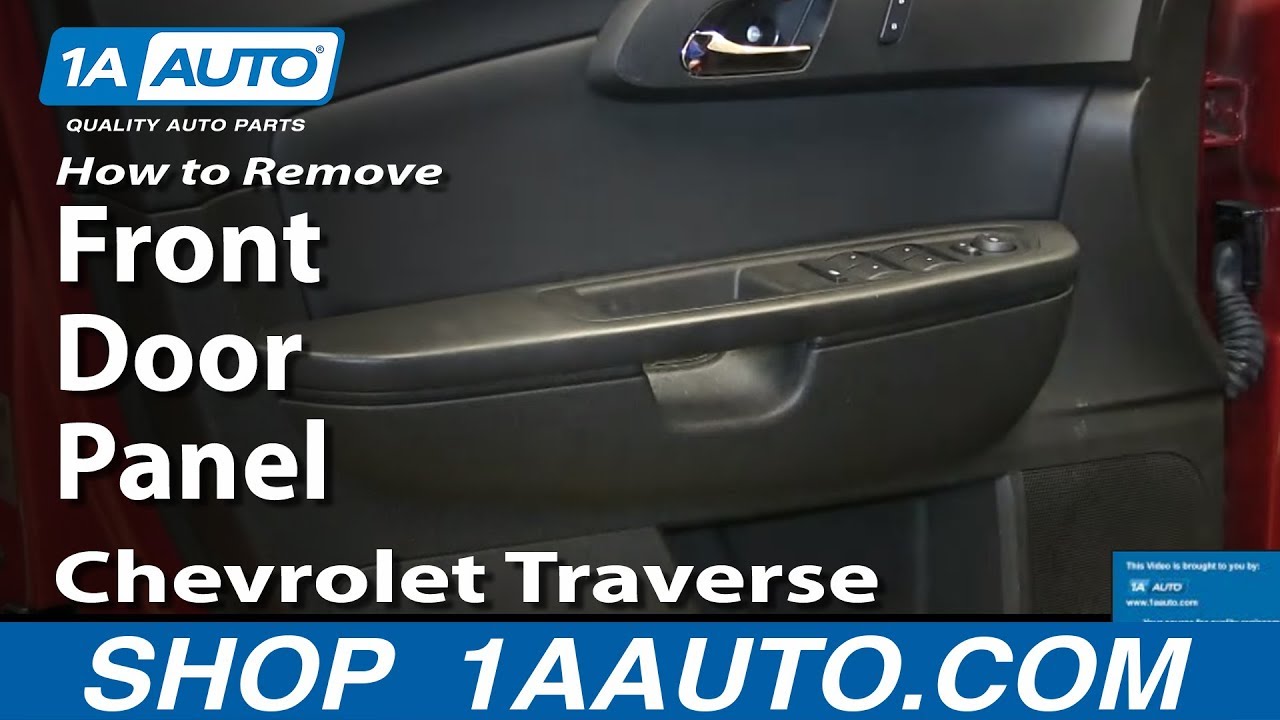 How To Remove Front Door Panel 09-17 Chevrolet Traverse