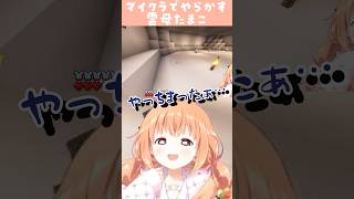 マイクラでやらかす雲母たまこ#shorts #にじさんじ #切り抜き