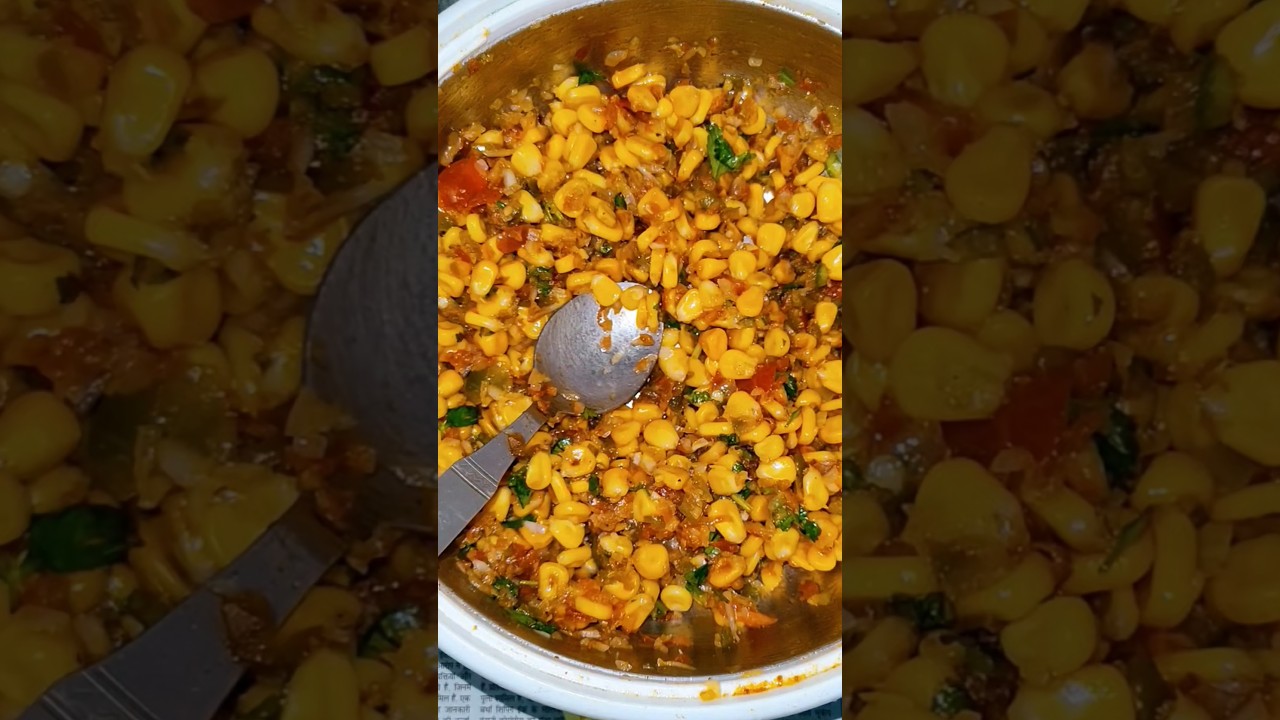 #restaurant style corn chat recipe#shortsvideo