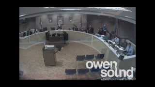 preview picture of video 'City of Owen Sound March 30, 2015 Council Meeting'