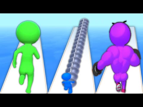 SIZE UP vs GIANT INCOMING vs LEVEL UP RUNNER - Triple Game