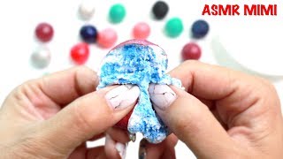 【ASMR】粘土ボールをパキッと潰すクレイクラッキング　Clay Cracking - No talking