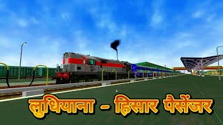 preview picture of video 'लुधियाना - हिसार पैसेंजर DEPART FROM धुरी जं. By aryan raiLlover'