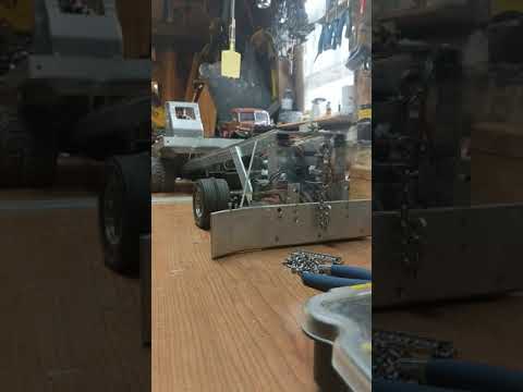RC self powered pull sled