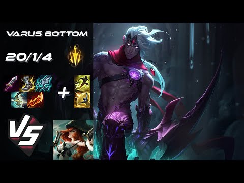 BOTTOM Varus vs Miss Fortune - EU Challenger Patch 25.S1.7
