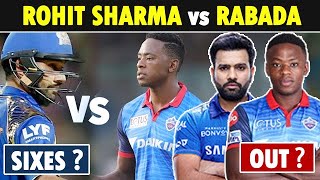 Rohit Sharma vs Kagiso Rabada in IPL History | Batsman vs Bowler Stats #Cricket #Records #IPL