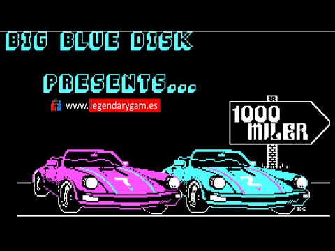 1000 Miles - Card Game - (1987) - DOS - CGA - 1000 Meilen - Kartenspiel - Tutorial - Let's Play