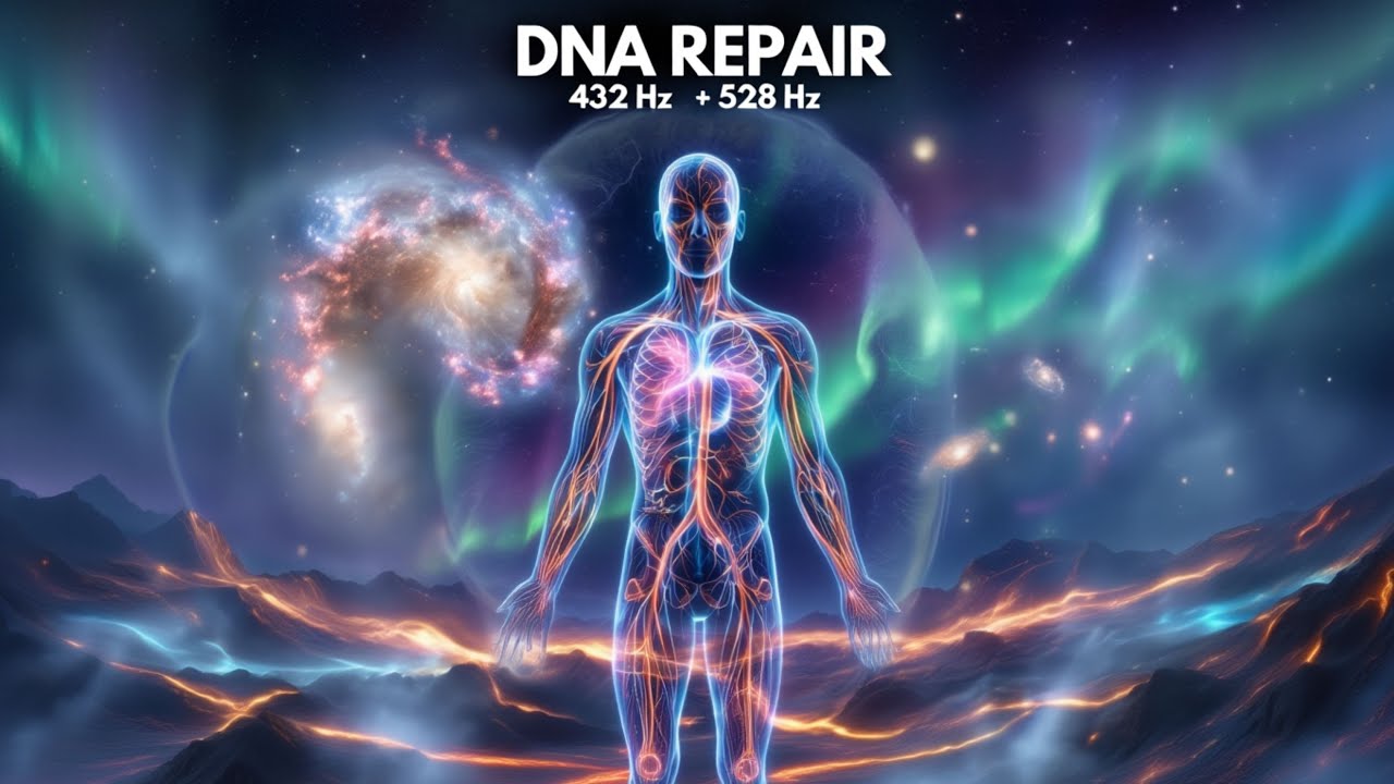 432 Hz + 528 Hz DNA Repair & Healing - Whole Body Cell Regeneration (VOL-2)