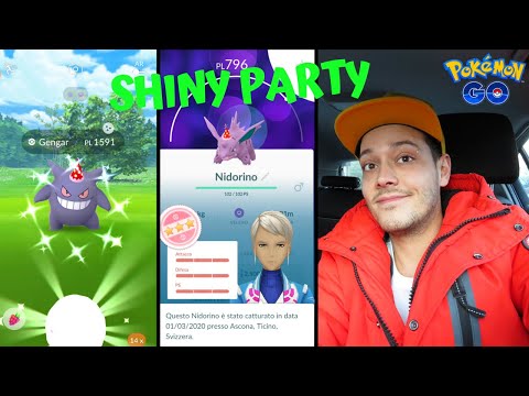 DAY GENGAR & NIDORINO PARTY (SHINY) - POKÉMON GO ITA