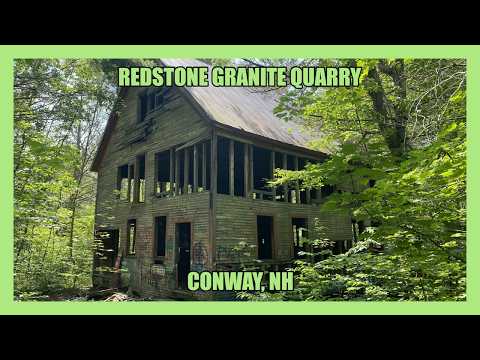 Exploring the ABANDONED Redstone Granite Quarry (Conway, NH)