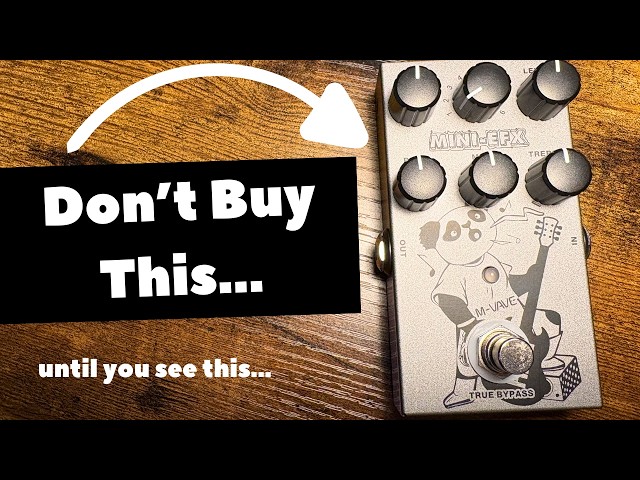 Vídeo relacionado con Nikou M-VAVE Mini Guitar Overdrive Distorted Pedal de Efectos Rock Style 9 Tonos, Ajuste de Ecualización de 3 Bandas, Conexión a la Tarjeta de Sonido del Amplificador (Gris)